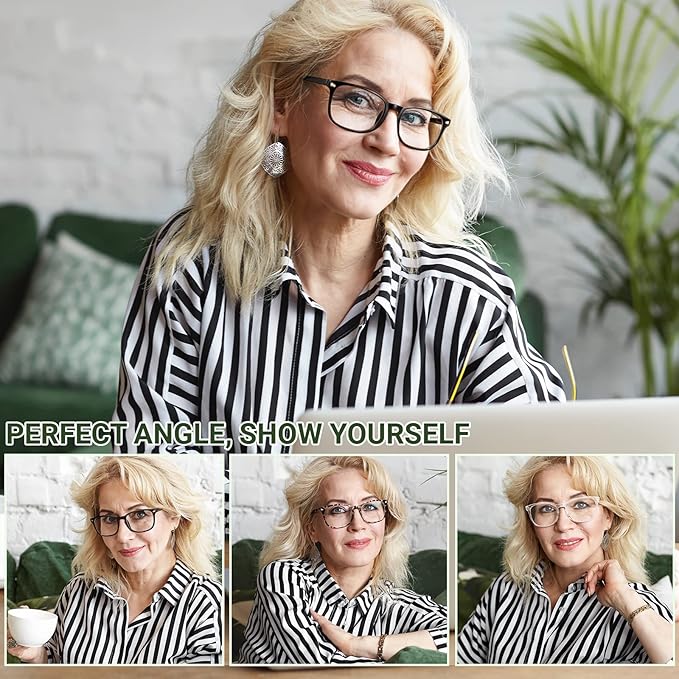 CCVOO Reading Glasses for Women/Men, Eyeglasses, Blue Light Readers for Women/Men, Computer Eye Glasses, Cheaters