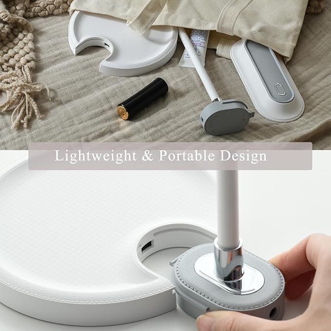 WILIT LED Desk Lamp, 800LM Bright Dimmable Table Lamp with 3 Color Modes, Bedside Lamp with Storage Base, Study Lamp with Adjustable Gooseneck, Reading Lamps for Home Office Dorm