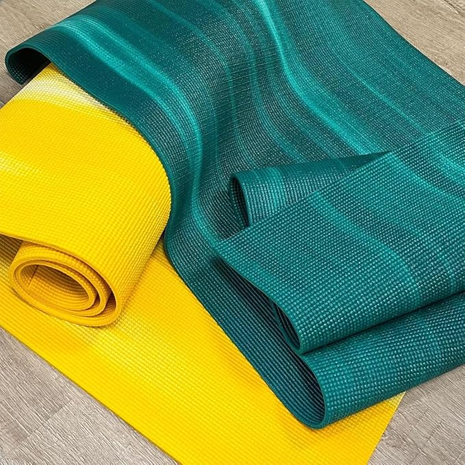 Hugger Mugger Nature Ultra Yoga Mat - Unique Variegated Design, Extra Cushion, Durable, Sticky and Grippy, Stable Non-Slip Surface, Lightweight