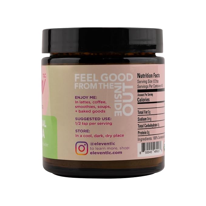 eleven TLC - CEREMONIAL MATCHA POWDER | 100% Organic | Sourced from Japan | GMO Free | 40 Servings