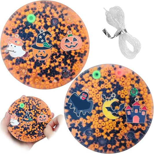 2 Pcs Picky Pads, Multicolor Picking Pad, Skin Picking Fidget Toys with Tweezer, Sensory Pick Pad, Valentine Gift for Adults with Anxiety, ADHD, Relief Stress (Round(Orange))