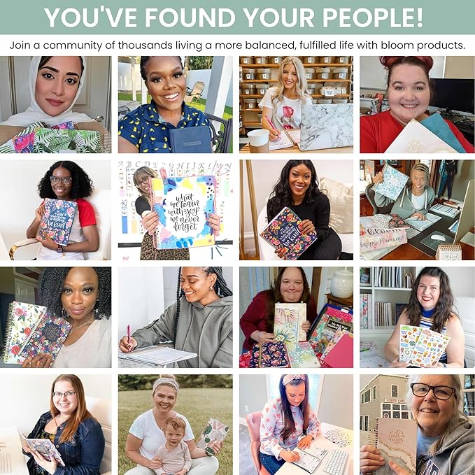 bloom daily planners 2025-2026 Academic Year Pocket Planner (July 2025 - July 2026) - 4” x 6” MINI Weekly Monthly Agenda Organizer & Calendar Book - Midnight Sky