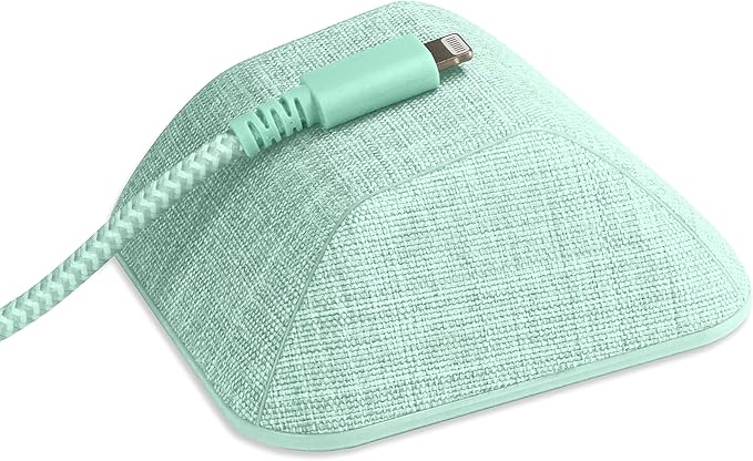 Smartish® Magnetic Cord Holder - Cable Wrangler Organizer with Magnet Clips for Charger Management on Desktop, Nightstand, or Side Table for All Cables, USB-C, Lightning Cables - Teal Me More