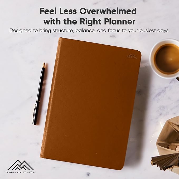 July 2025-2026 Planner 8.5 x 11 Pro Max - Dated Productivity & Academic 2025-2026 - Daily, Weekly & Monthly Planner With July Start Date - A4 - Productivity Store