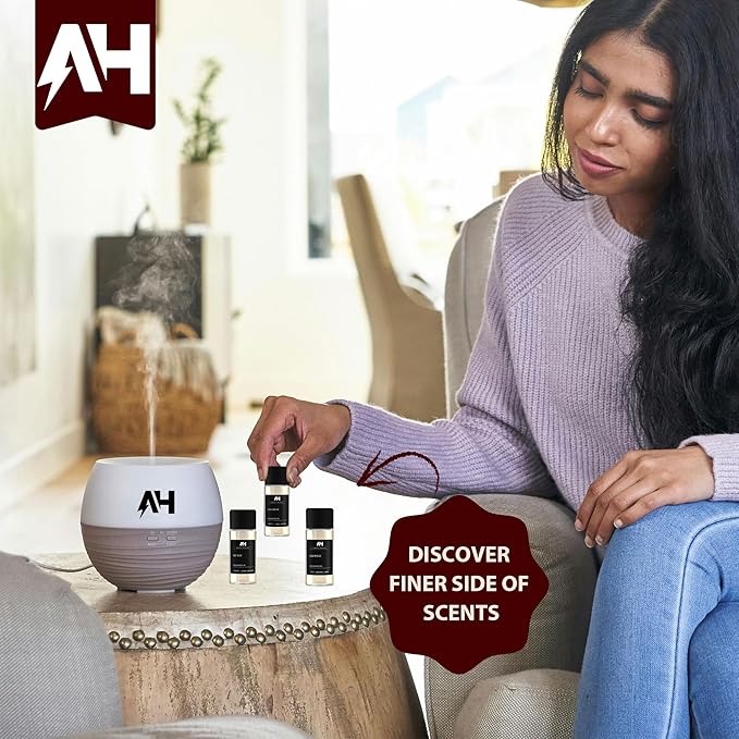 My Way Diffuser Oil 20ml - Antal Hayat Diffuser Oil - Home Luxury Scents - Lemon, Comforting Sandalwood, Warm Cedarwood & Pretty Iris - Aromatherapy Inspired by The One Hotel Miami Beach