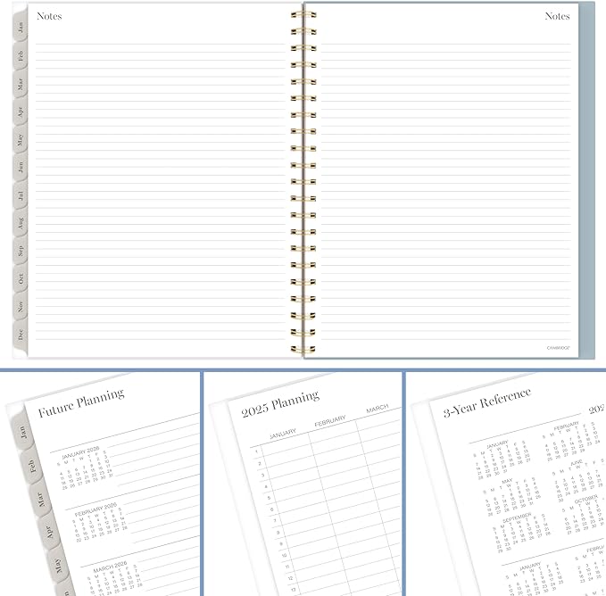 Cambridge 2025 Planner, Weekly & Monthly, 8-1/2" x 11", Large, Triad (1728-905-25)