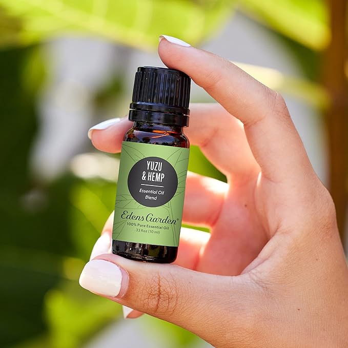 Edens Garden Yuzu & Hemp Essential Oil Blend- 100% Pure Premium Grade, Undiluted, Natural, Therapeutic, Aromatherapy, The Best for Diffusing, Skin, Face, Candle 10 ml (.33 fl oz)