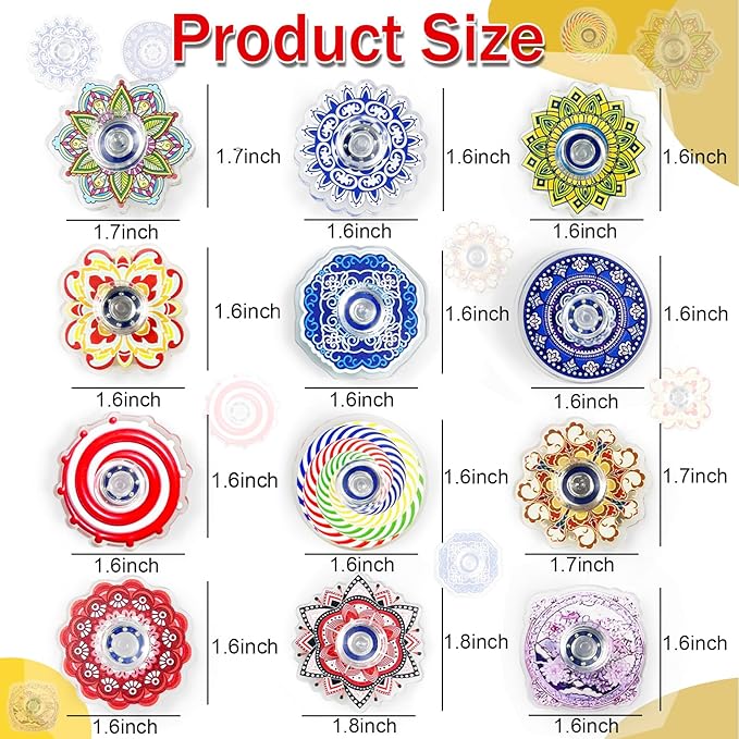 40Pcs Fidget Spinner Fidget Toys Bulk for Adults, Fidget Toys for Kids 8-12 3-5, Party Favors Supplies, Sensory Fidget Toys Pack for Birthday Goodie Bag Stuffers Classroom Prizes for Girls Boys