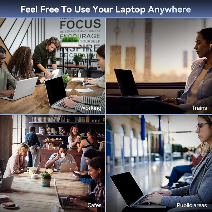 Magnetic Privacy Screen Protector Compatible with MacBook Air 15 Inch (2023 Release), Removable Anti Spy Blue Light Glare Shield Film Laptop Privacy Filter for Apple Mac Air 15.3" M2 (A2941)