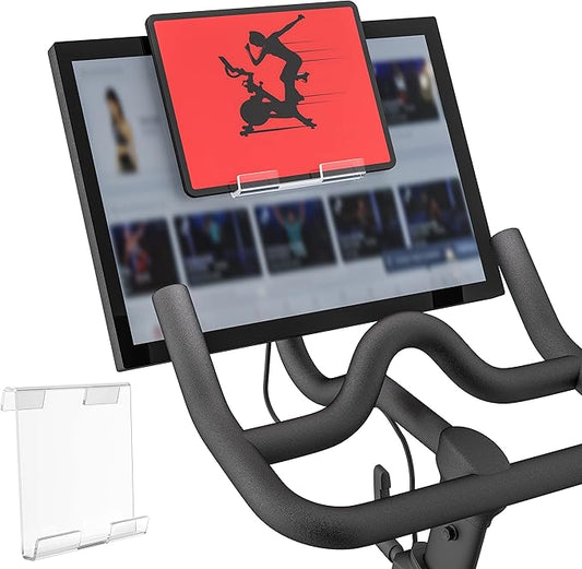Tablet Holder Mount Compatible with Peloton Bike & Bike Plus & Row & Tread, Holder for iPad, Phone/Tablet Stand for Most Exercise Bicycle & Treadmill Accessories