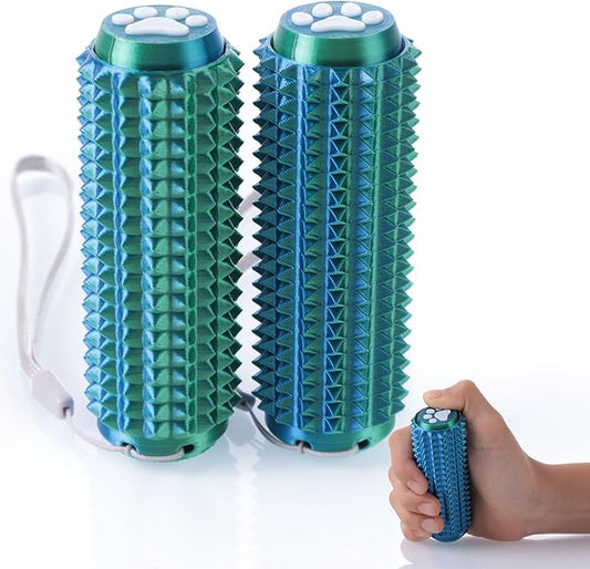 2PCS Little Ouchies Fidget with Cat Dog Paw Button, Sensory Pain Stim Fidget Toys for Adults & Teens, Anxiety and Stress Relief Items, Spiky Grippy Stim Tool, Portable ADHD Autism Fidget Clicker