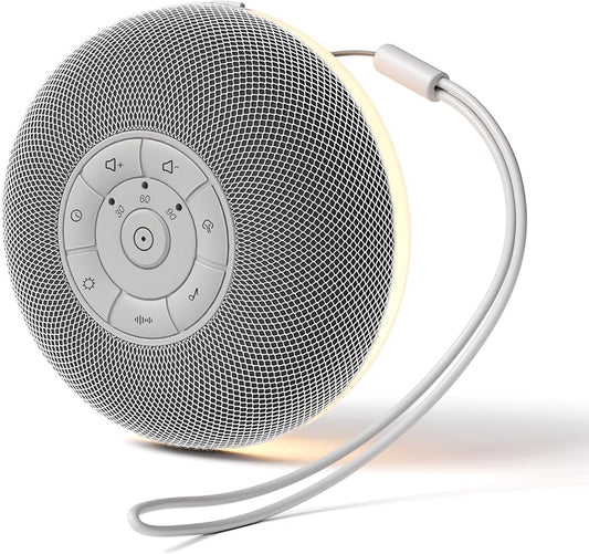 Portable Sound Machine Baby, Long Battery with Loud Bluetooth Speaker, 39 Special Soothing Sounds, White Noise Sound Machine for Sleeping