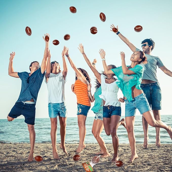 LiYiQ 24Pcs 2.36 Inch Football Stress Balls Football Party Favors for Kids Football Decorations Football Goodie Bag Stuffers for Kids Classroom Exchange