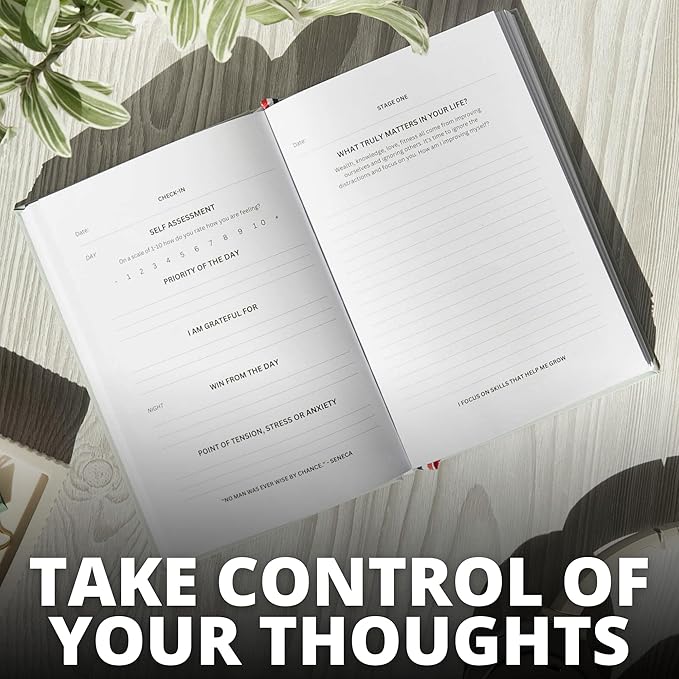 Mind Of A Champion - Self-Mastery & Mindfulness Journal for Men: Daily Guided Prompts for Goal Setting, Productivity, Gratitude, and Personal Growth - Ultimate Men’s Goal Planner & Inspirational Diary