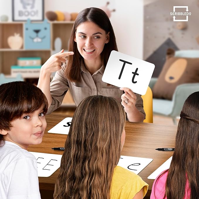 Scribbledo Small White Board Dry Erase Mini Whiteboard 5x7 Inch Small Dry Erase Board Board Dry Erase Lapboards Handheld Personal White Boards for Students Small Whiteboard Office Kitchen