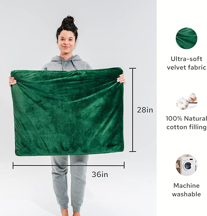 Mindful & Modern Zabuton Meditation Mat - Cotton Filled Yoga and Meditation Pad - Zabuton Meditation Cushion for Kneeling and Sitting Support - Large Rectangular Sitting Floor Pillow for Bench or Zafu