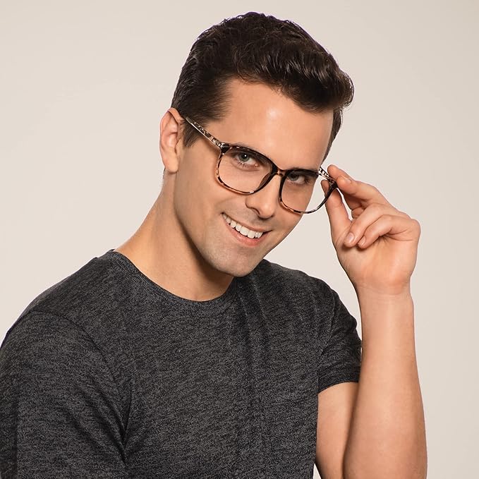 Cyxus Blue Light Blocking Glasses Women Men Computer Gaming Square Glasses UV400 Protection Anti Eyestrain