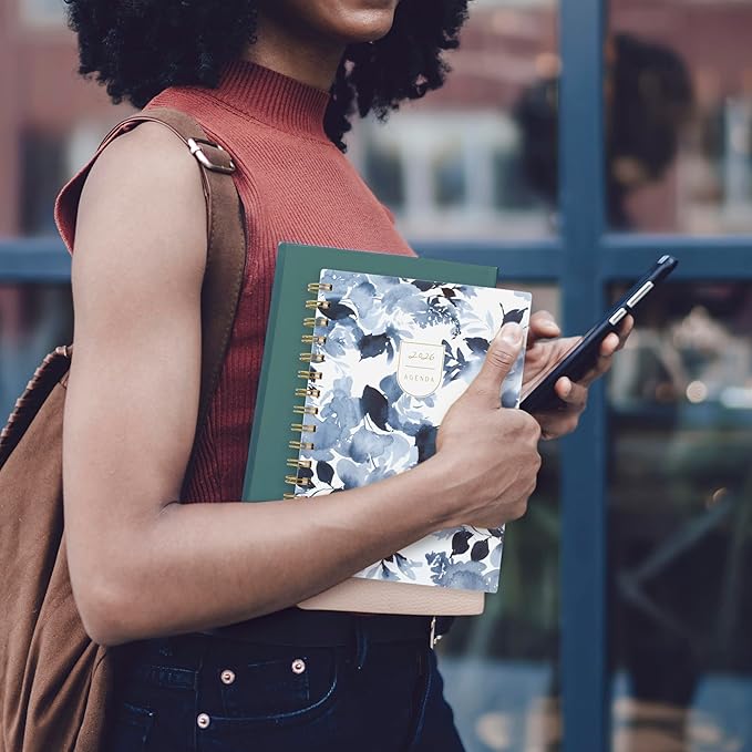 Cambridge 2026 Planner by Leah Bisch, Weekly & Monthly, 5.5" x 8.5", Small, Ciara Floral (LB41-200-26)