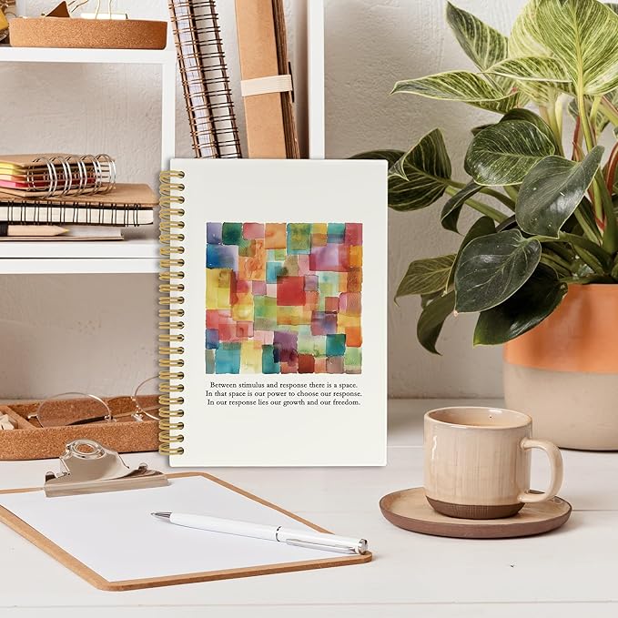 Psychology Therapist Mental Health Journal Notebook, School Psychologist Gifts, Speech Therapist Gift, School Counselor Hardcover Spiral Notebook 5.5x8.3 Inch