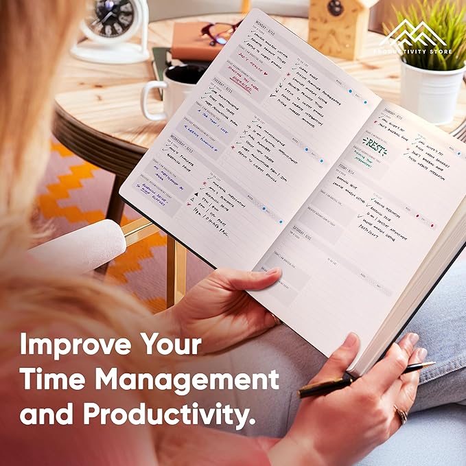 July 2025-2026 Planner 8.5 x 11 Pro Max - Dated Productivity & Academic 2025-2026 - Daily, Weekly & Monthly Planner With July Start Date - A4 - Productivity Store