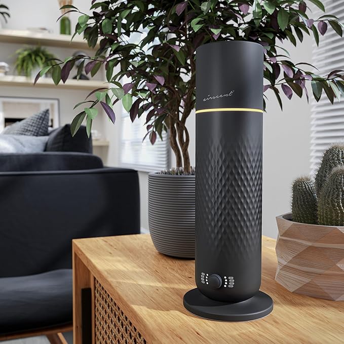 The AirScent Waterless Diffuser - Cold Air Scent Diffuser Oil Machine for Homes, Offices, Hotels and Spas - Fragrance Oil Aromatherapy Diffuser for Aesthetic Scenting - Color Black - Capacity 4.05 Oz