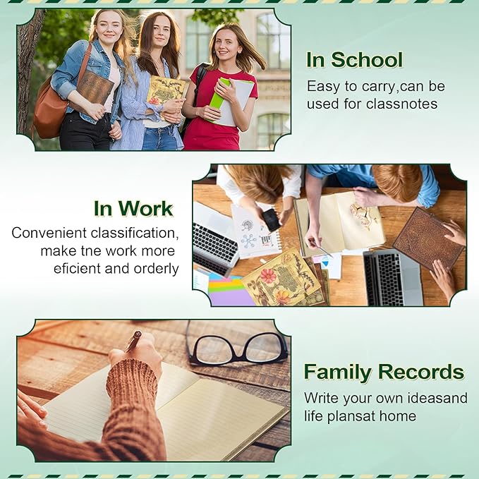 Retro 3D Red Charm Golden Radiance Cover Hardcover Journal,Containing 96 Sheets/192 Pages Lined Journal,With Envelope Pocket,Suitable As A Notebook,Travel Diary,Or Wedding Anniversary.