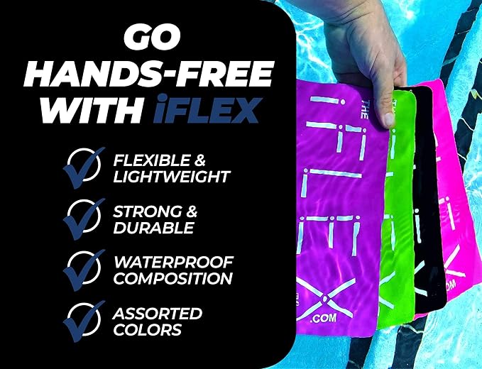 iFLEX Buddy Cell Phone and Tablet Stand Companion - Ideal for Air Travel, Work, and Home Use - Flexible Holder for All Mobile Devices - The Ultimate iPhone Cell Phone Stand Solution