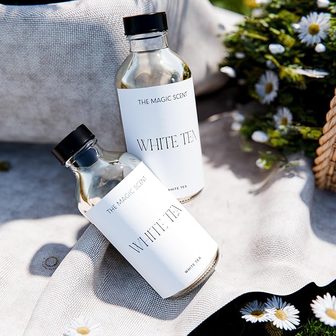 White Tea Diffuser Oil - Hotel & Home Luxury Scents - Diffuser Oil Scents for Home Designed for Use in All Diffusers - 8.5 fl oz, 250 mL