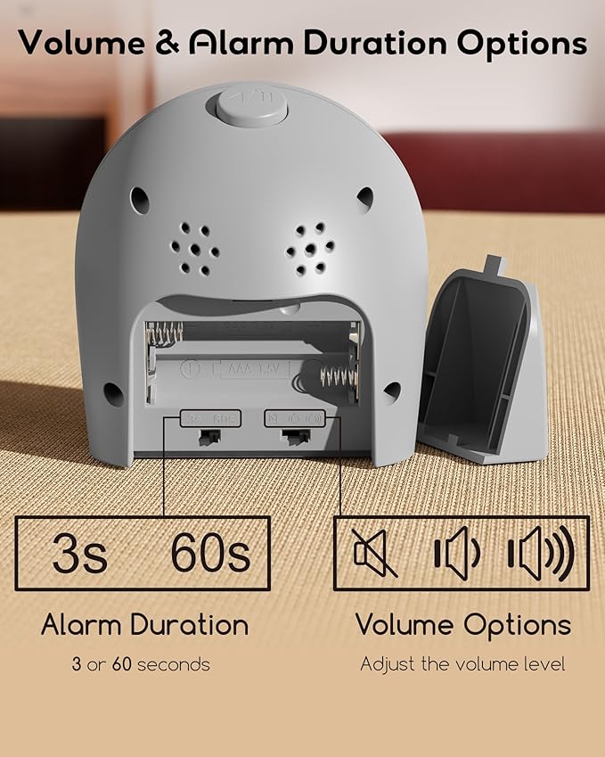 Visual Timer for Kids with Pause Button, 60-Minute Countdown Timer with Silent Operation, Desk Pomodoro Timer Kid Time Management Tools for Classroom, Office and Kitchen, Gray