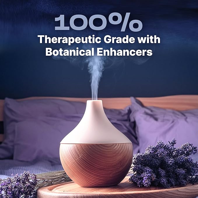 Goodnight Premium Diffuser Oil, Relax & Sleep Well with Aromatherapy Diffuser Oils, Office/Home Fragrance Essentials Crafted from Botanical Essential Oils, 0.33 fl oz/10 ml
