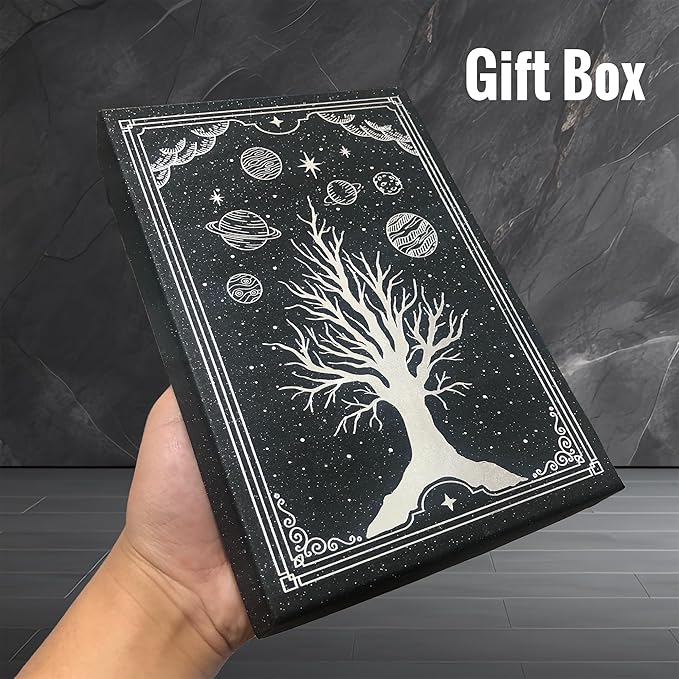 BUKE Dotted Journal - 150gsm Black Paper - 5 * 5mm DOT GRID Layout 160 Pages - A5 Size PU Leather Hardcover Drawing Sketch Notebook (Black)