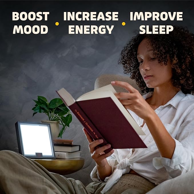 Circadian Optics Lumine Light Therapy Lamp | As Seen On Shark Tank | 10,000 Lux Full Spectrum UV-Free Light | Boost Mood, Improve Sleep, Increase Energy & Enhance Focus