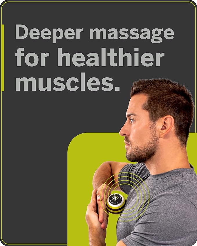TriggerPoint MB1 EVA Foam Massage Ball - Deep Tissue Self Massage Mimics Massage Therapist Hands - Targets Hard-to-Reach Small Muscle Tightness, Eases Joint & Muscle Pain - Lightweight, Easy to Clean
