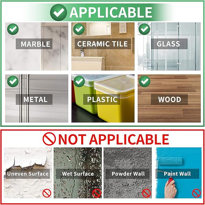 EZlifego Double Sided Tape Heavy Duty, Nano Double Sided Adhesive Tape, Clear Mounting Tape Picture Hanging Adhesive Strips (9.85FT)