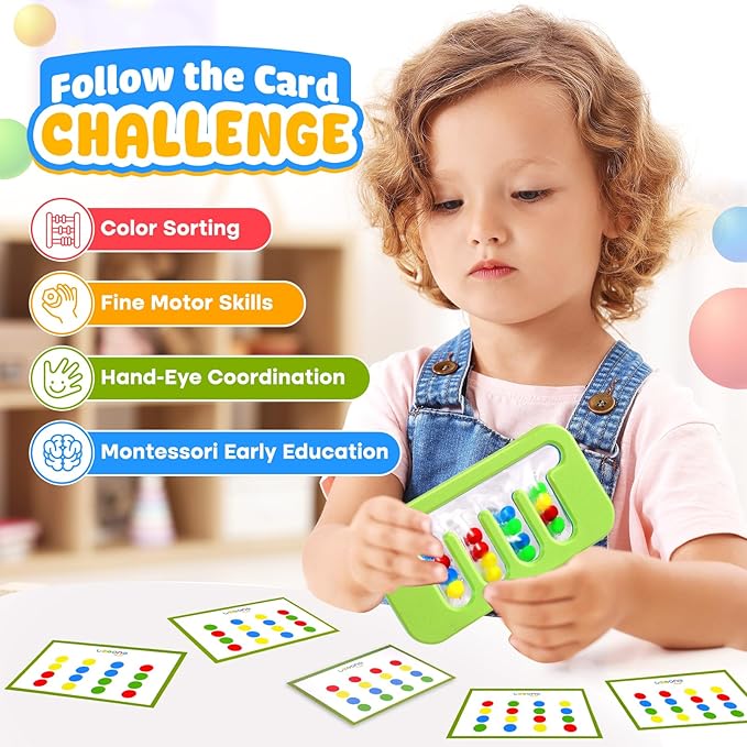 Squishy Sensory Fidget Toys for Kids: Quiet Fidgets for Toddlers Children Autism Calming, Anxiety Stress for Classroom Office Travel, Color Sorting Fine Motor Skills Montessori Toys for Proschool