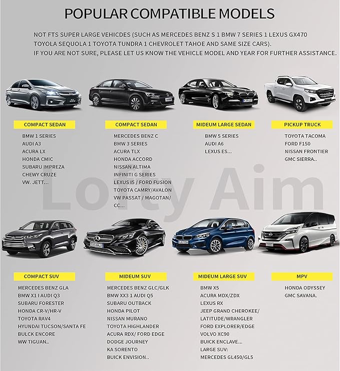 Premium Car Seat Cushion, Driver Cushion with Comfort Memory Foam & Non-Slip Rubber Bottom, Car Seat Pad Works with 95% of Vehicles and Office Chair or Home (Brown)