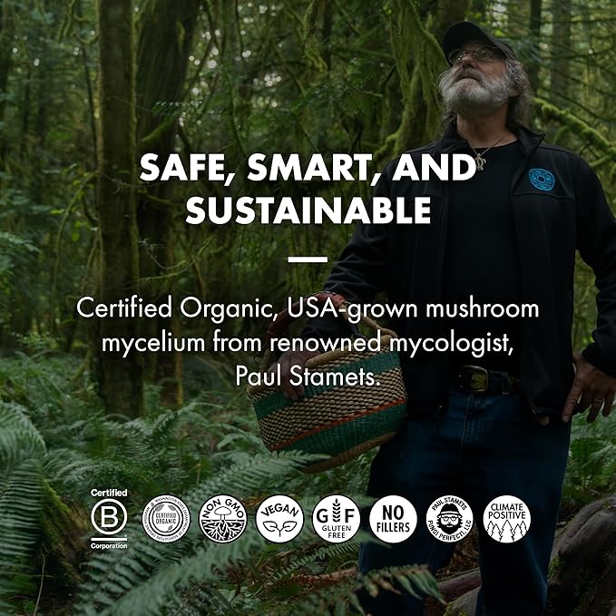 Host Defense Maitake Capsules - Immune & Cellular Health Support Supplement - Dietary Herbal Supplement with Maitake Mushroom & Mushroom Mycelium - 60 Capsules (30 Servings)*