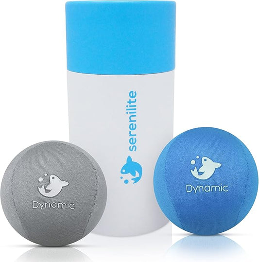 Serenilite Hand Therapy Exercise Stress Ball Bundle - Stress Ball 2.0 with Dynamic Resistance & Grip Strengthening - Therapeutic Hand Restoration