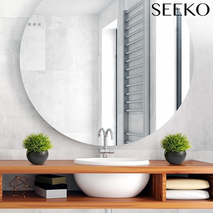 SEEKO Succulents Artificial Plants (2 Pack) Indoor Fake Desk Plants for Shelf Decor