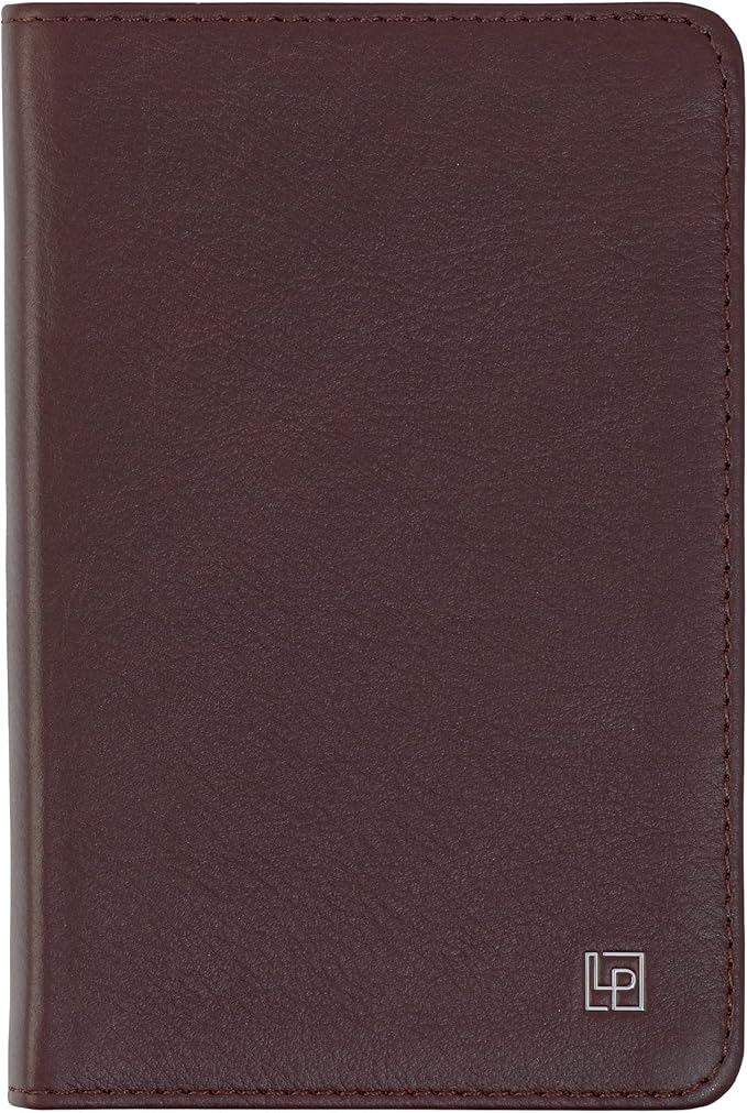 Classic Leather Notebook Writing Journal, Softcover, Narrow Ruled, Table of Contents and Numbered Pages