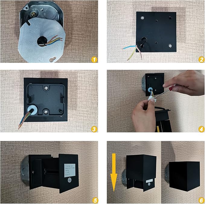 Wall Sconces Set of Two,Outdoor Wall Lights,Exterior Light Fixture,Variable Beam Angle Adjusted,Outdoor Lights for Patio House Waterproof,Porch Lights Outdoor Wall,Up Down Lights Outdoor 2Pack