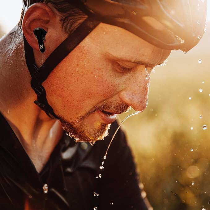 KICKER TWS2 True Wireless Earbuds, Bluetooth Earbuds with Microphone, Environmental Noise Cancelling, Wireless Earphones for Android and iOS, Fast Charging Case USB-C with 24 Hours of Playtime