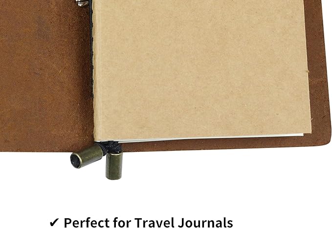 WANDERINGS A5 Dotted Grid Travelers Notebook Insert / A5 Journal Refill | 5.5" x 8.3" / 14cm x 21cm | 3 Booklets, 240 Blank Pages | Travelers Notebook Refills for Journals, Diaries, Planners