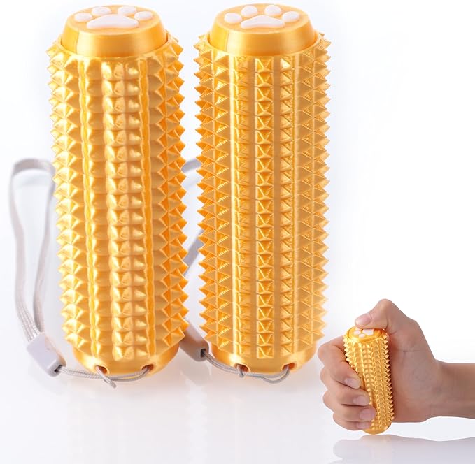 2PCS Little Ouchies Fidget with Cat Dog Paw Button, Sensory Pain Stim Fidget Toys for Adults & Teens, Anxiety and Stress Relief Items, Spiky Grippy Stim Tool, Portable ADHD Autism Fidget Clicker