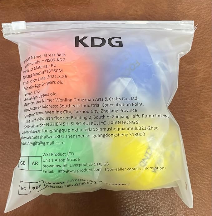 KDG Motivational Stress Balls(4 Pack) for Kids and Adults,Stress Relief Ball with Quetos to Rrelieve Anxiety and Manage Anger