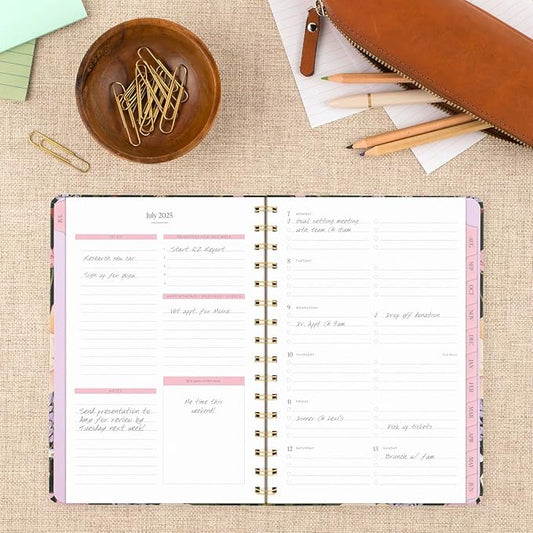 Cambridge Planner 2025-2026 Academic, Pen+Pillar, Weekly & Monthly, 5-1/2" x 8-1/2", Small, Tulip (PP13-200A)