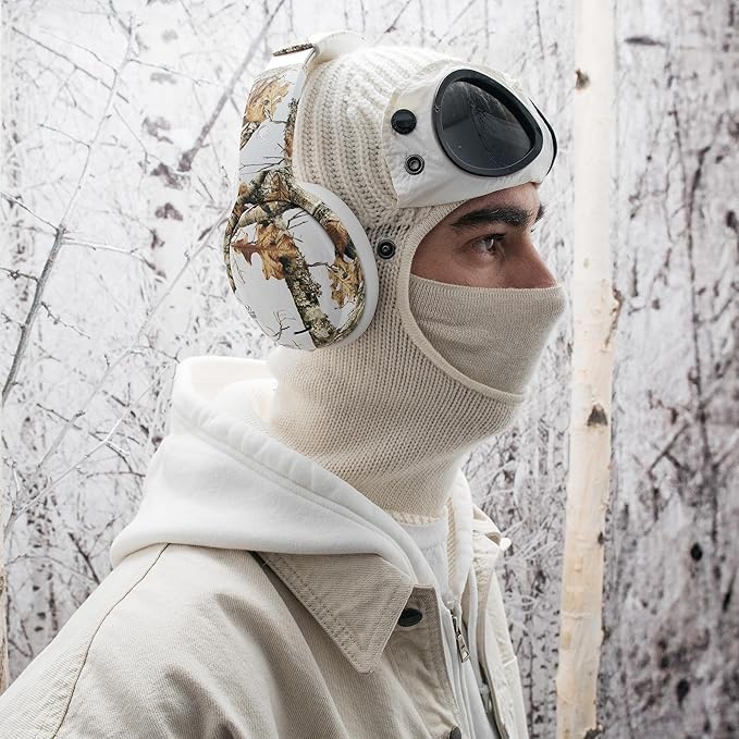 Skullcandy Crusher ANC 2 Wireless Over-Ear Bluetooth Headphones with Multi-Sensory Bass, Active Noise Cancelling, Up to 60 Hours Battery, Microphone for iPhone Android - Realtree Edge Colors White