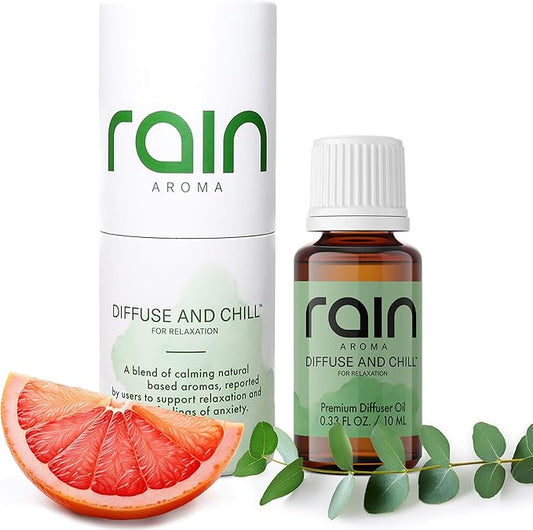 Diffuse and Chill Premium Diffuser Oil, Get Stress Relief & Relax with Aromatherapy Diffuser Oils, Office/Home Fragrance Essentials Crafted from Botanical Essential Oils, 10 ml