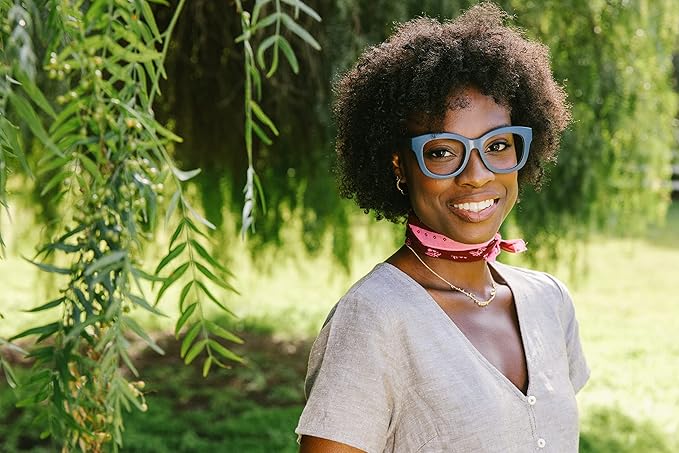 Peepers by PeeperSpecs Oprah's Favorite Center Stage Women's Oversized Blue Light Blocking Reading Glasses