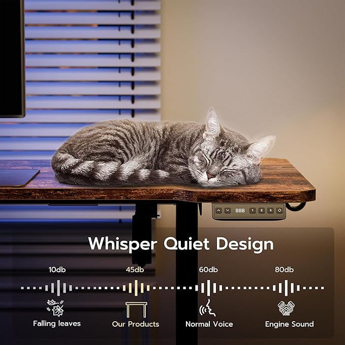 51" Reversiable L-Shaped Electric Standing Desk Adjustable Height Gaming Stand Up Corner Desk Sit Stand Home Office Computer Desk with Splice Board,Black Carbon Top